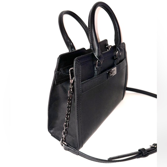 Naturalizer Black Layla Satchel with Adjustable and Removable Chain Strap New - Picture 12 of 15